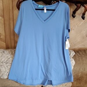 TEE#025 LuLaRoe Christy V-Neck Tee